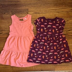 Old Navy Coral and Purple dresses